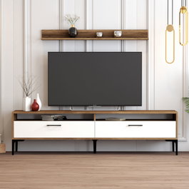 Hanah Home Istanbul Mueble de TV Nogal y Blanco